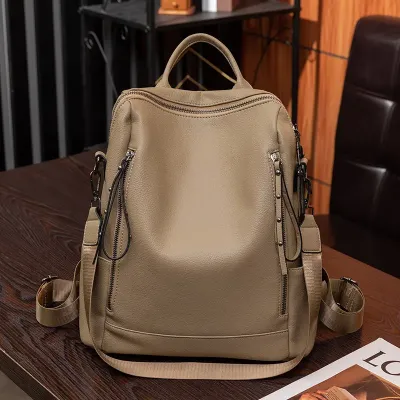 LEATHER STUDENT SCHOOLBAG